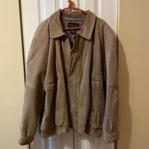 💙💙Personal Choice Men’s Leather Bomber jacket - great condition!